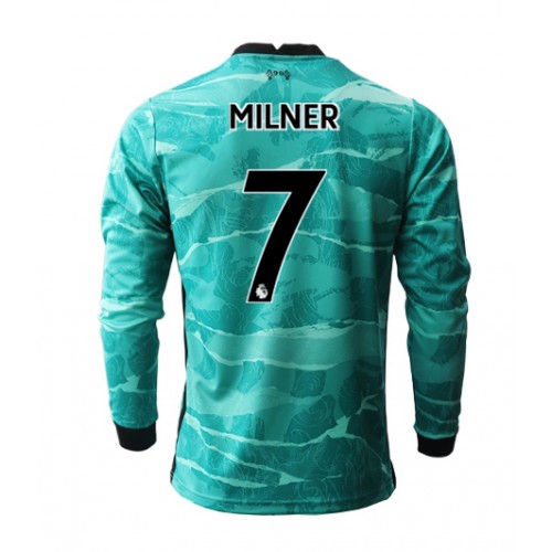 Liverpool Fodboldtrøjer James Milner 7 Udebanesæt 2020/21 Langærmet Liverpool Fodboldtrøjer James Milner 7 Udebanesæt 2020/21 Langærmet